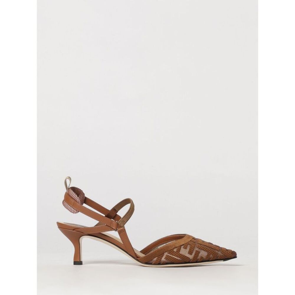 Fendi High Heel Shoes Woman Brown